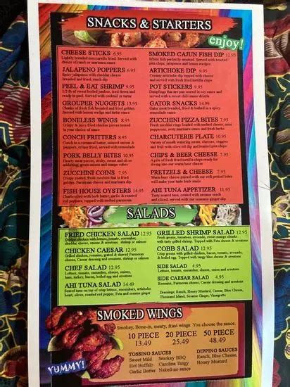 Watershed Restaurant Menu High Springs Fl Checkle Watershed Restaurant Menu High Springs Fl Checkle