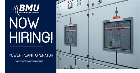 We Re Hiring Power Plant Operator Bmu
