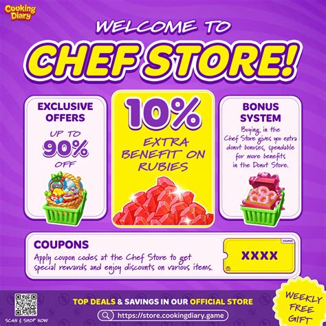 Welcome To The Chef Store Cooking Diary