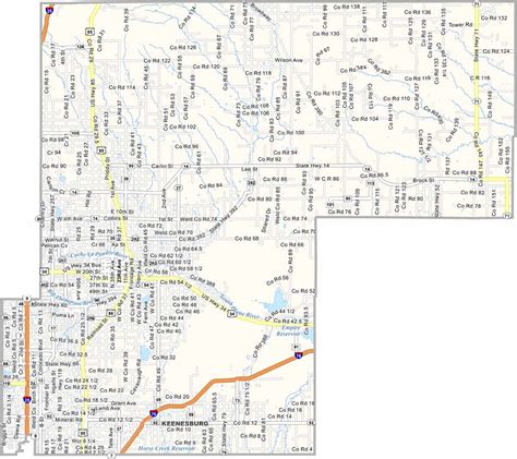 Weld County Map Colorado Us County Maps