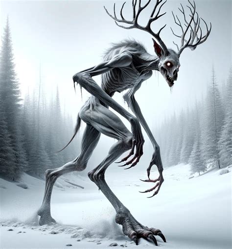 Wendigo Cannibalistic Malevolent Creature Of Folklore