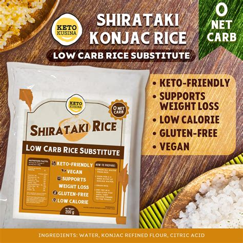 Wet Shirataki Konjac Rice Gf Berde Eats Vegan Grocery