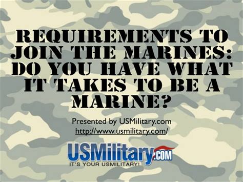 What Amp 39 S The Requirements To Join The Marines What Amp 39 S The Requirements To Join The Marines