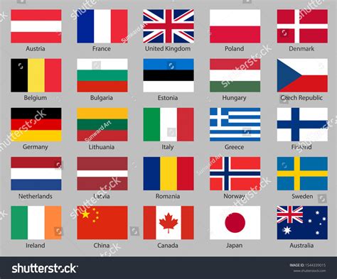 What Are All The Flags And Their Names At Irene Rayburn Blog
