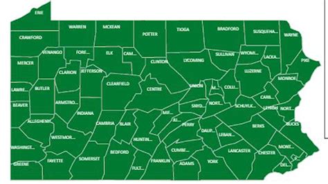 What Are The Oldest And Newest Counties In Pennsylvania