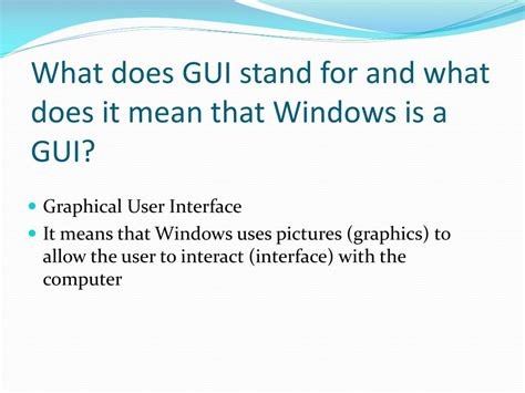 What Does GUI Stand For Explained Simply