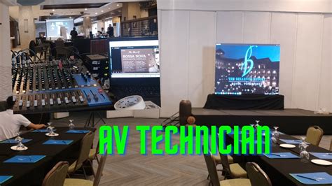 What Is Av Technician Or Audio Visual Technician Youtube