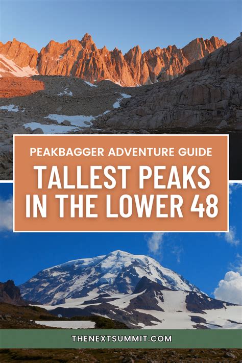 What Is The Tallest Mountain In The Lower 48 What Is The Tallest Mountain In The Lower 48