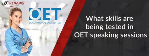 What Skills Are Being Tested In Oet Speaking Sessions Dynamic Health