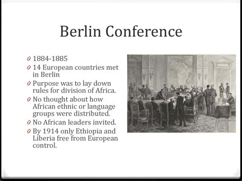 Berlin Conference: Unveiling Colonial Agendas?