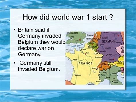 When Did Ww1 Start