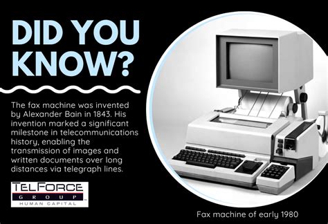 When Was The Fax Machine Invented Efax