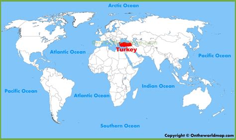 Where Is Turkey Located Turkey On World Map