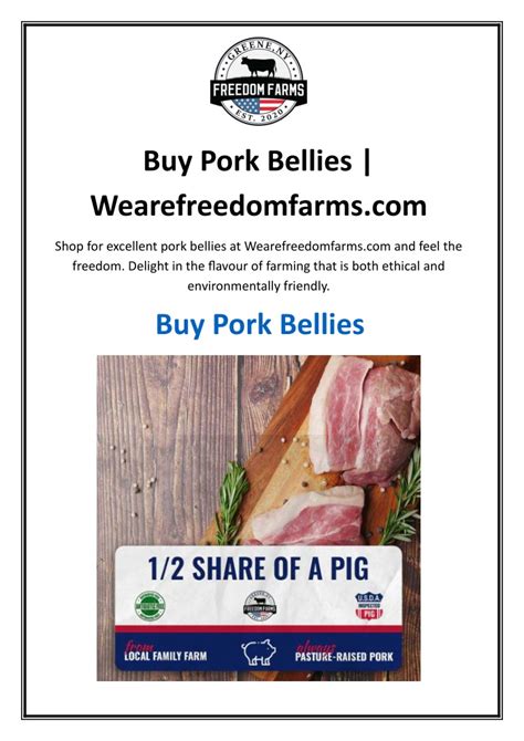 Where To Buy Pork Bellies
