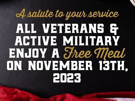 Where Vets Amp Military Eat Free On Veterans Day 2023 In San Diego La