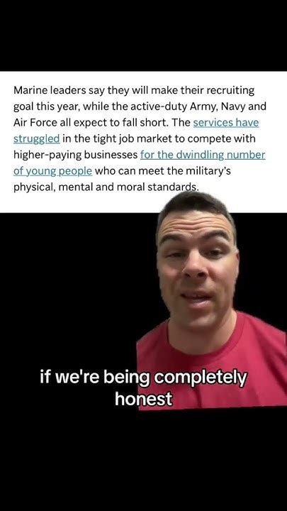 Why Are The Marines Doing Better At Recruiting Than The Other Branches
