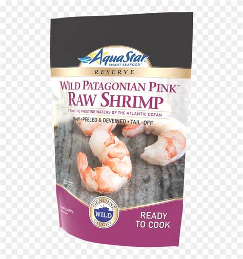 Wild Patagonian Pink Shrimp Raw Peeled Tail Off Scampi Clipart