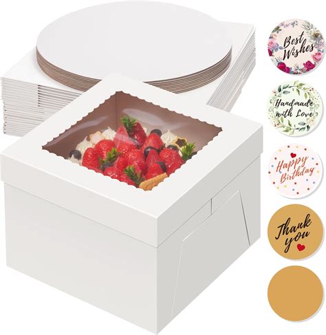 Wilton 12 Inch Cake Box With Window For 10 Inch Cake 2 Piece Set