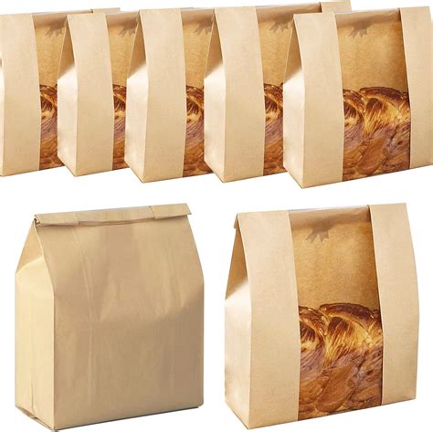 Window Bakery Paper Bags Food Beverage Packaging