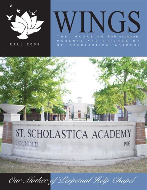 Wings Fall 09 St Scholastica Academy