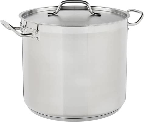 Winware Stainless Steel 80 Quart Stock Pot With Cover Amazon Ca Home
