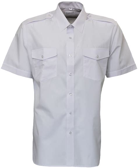 Women's Pilot Shirt - White Label - Short - 58% Polyester/32% Cotton/10% Spandex - Size Regular X 4 - Jetseam - No Eyelets
