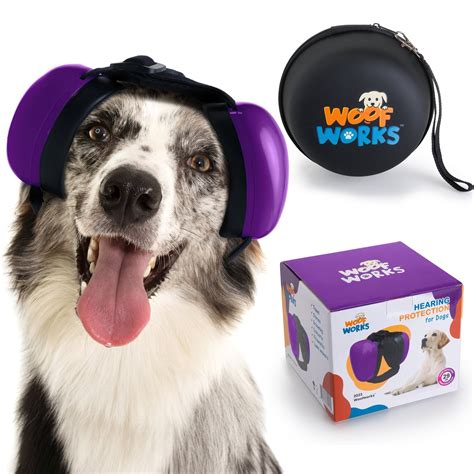 Woofworks Dog Hearing Protection Purple