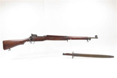 World War I Era Remington U S M1917 Bolt Action C R Military Rifle 30 06 Wwi Infantry Rifle W R 9 18 Marked Barrel Sling Ancestry Guns