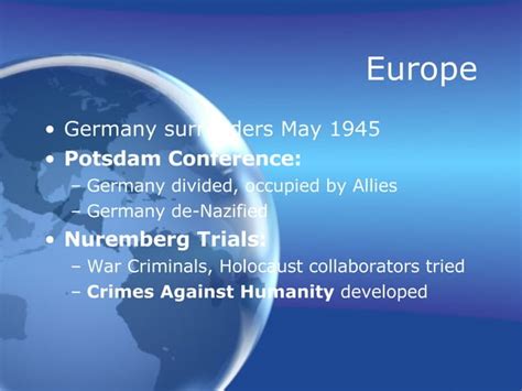 Wwii The End Of The War Ppt Download