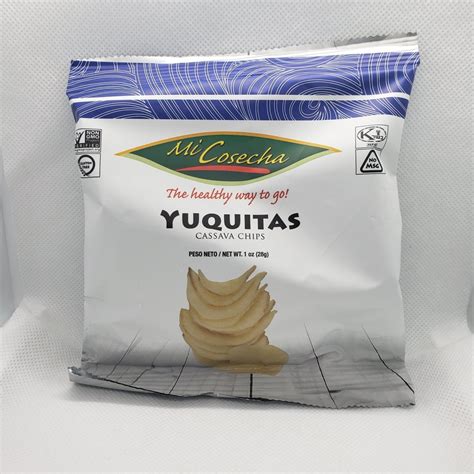 Yuquitas Cassava Chips Snack 1Oz 1 Bag