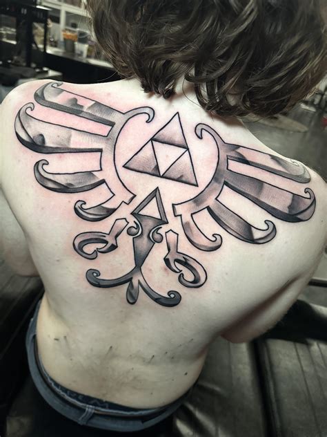 Zelda Triforce Tattoo Chest