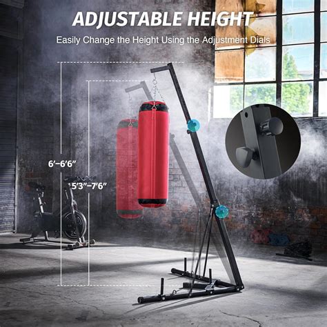 Zelus Heavy Duty Punching Bag Stand Height Adjustable Boxing Bag Stand