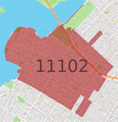 Zip Code 11102 Map Demographics More For Astoria Ny