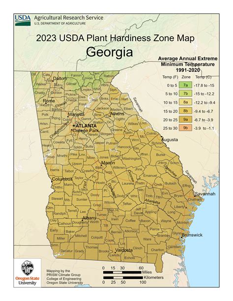 Zip Code 30161 Rome Georgia Hardiness Zones