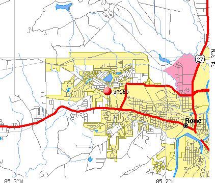 Zip Code 30165 Rome Georgia Map Demographics Income Schools And More