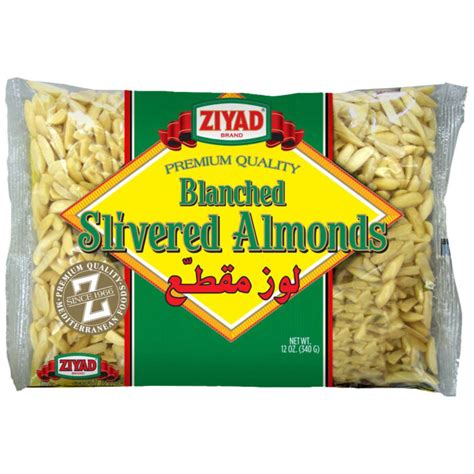 Ziyad Blanched Almond Slivered Ziyad Product
