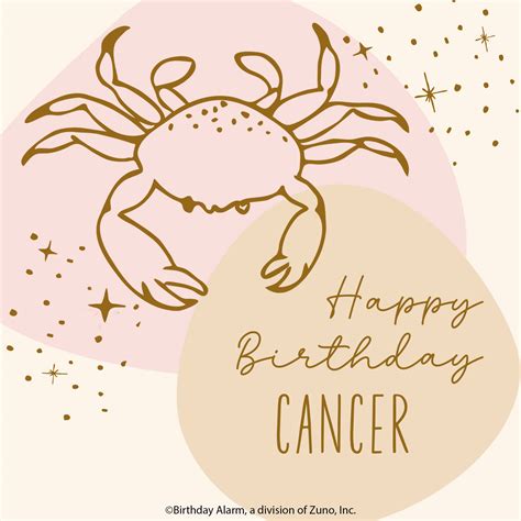 Zodiac Calendar July 16 Happy Birthday Cancer Sun Sign