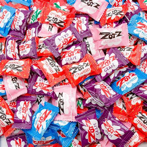 Zotz Fizz Power Candy Assorted Fruit Flavors Hard Candy With Fizzing